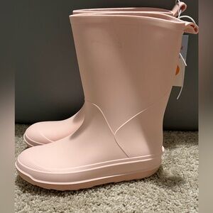 Cat & Jack Kids' Andy Blush Pink Rain Boots Size 1 NWT
